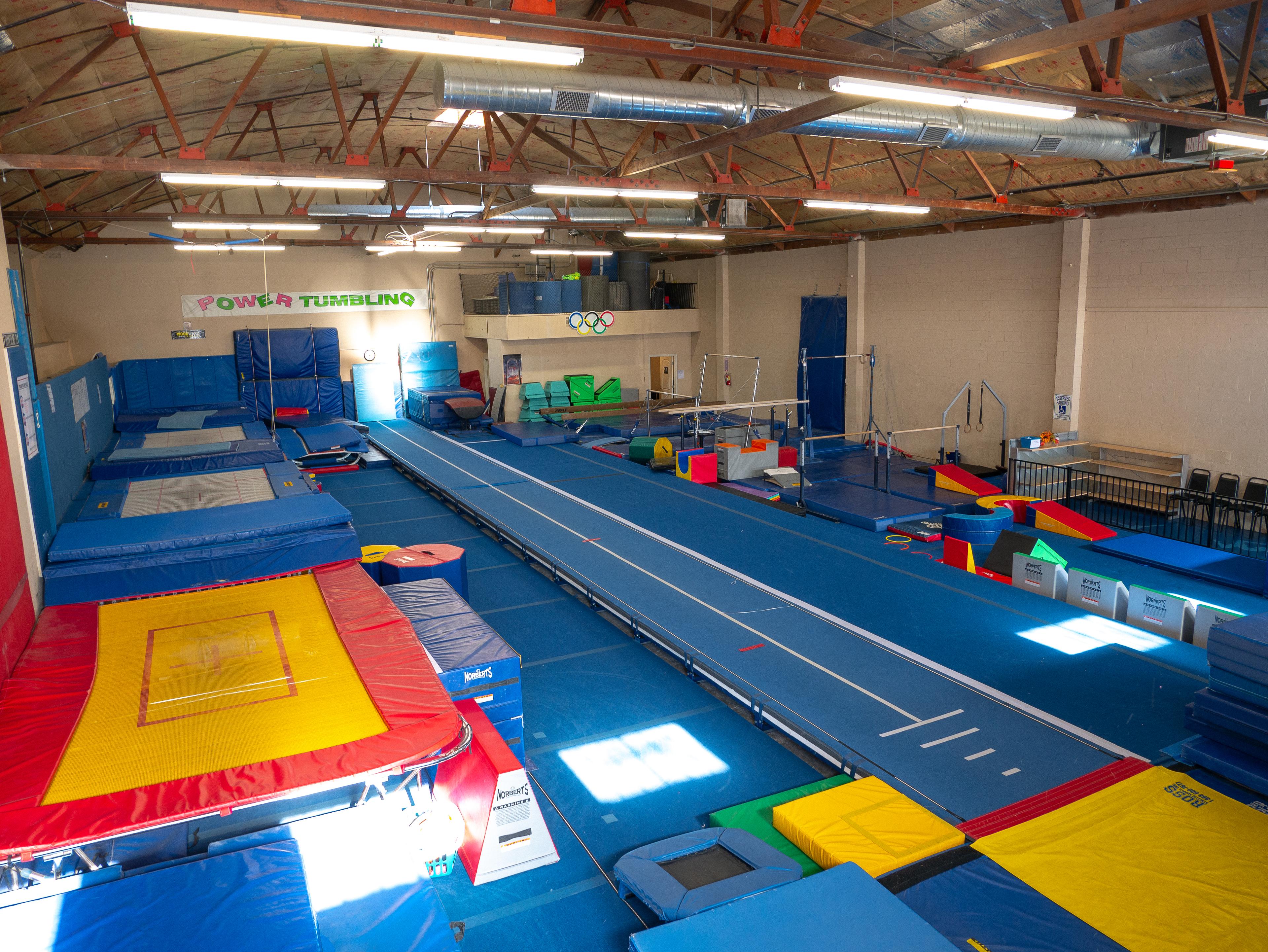 Shasta Gymnastics Academy full gym view